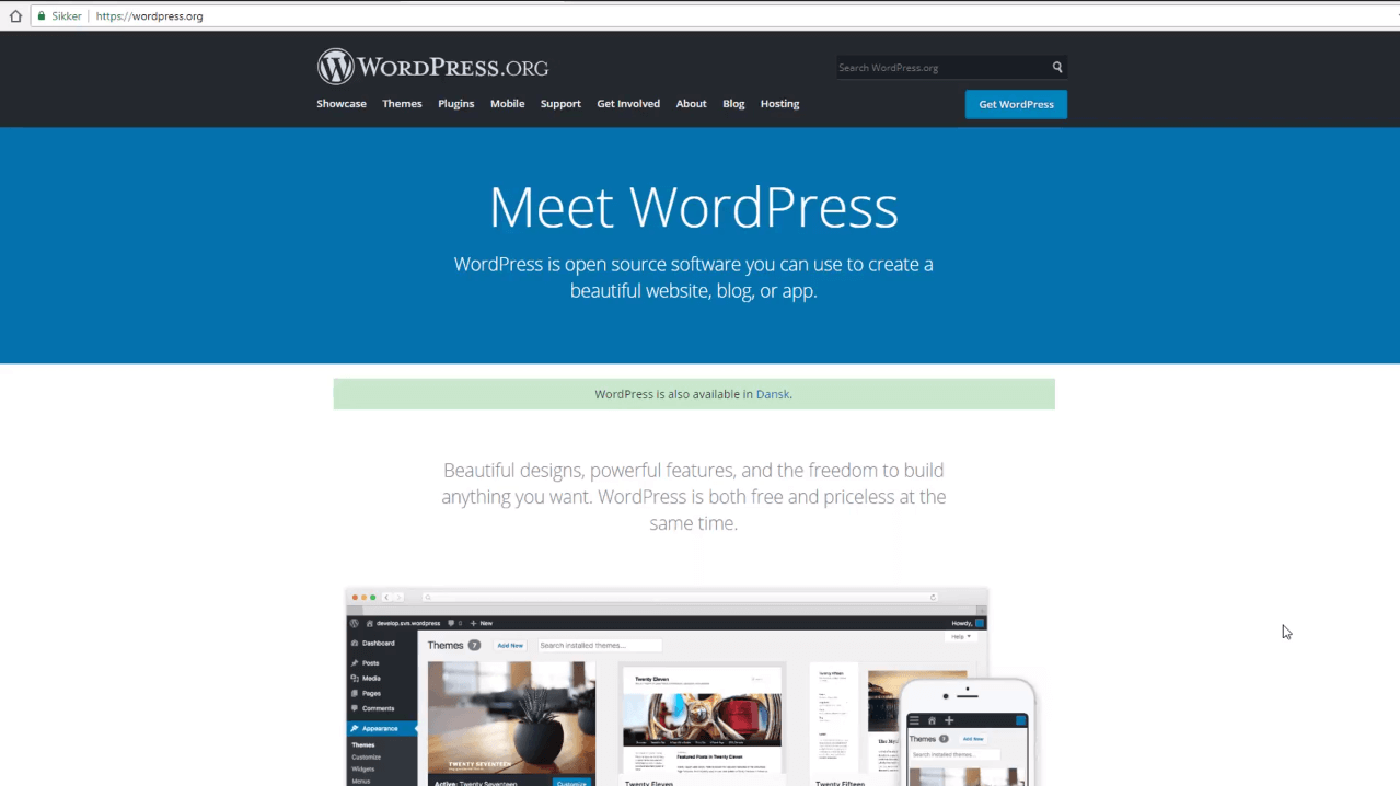WordPress kursus