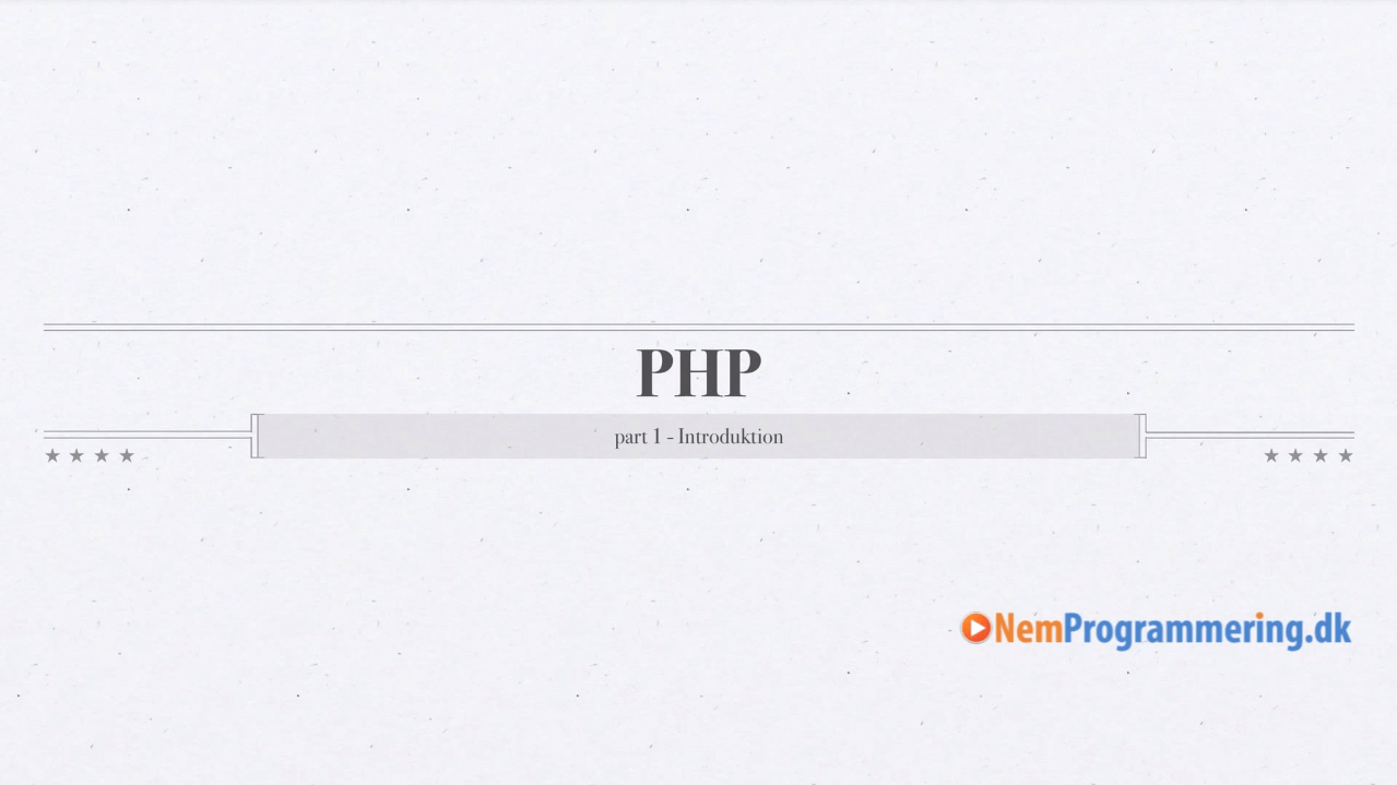 PHP kursus