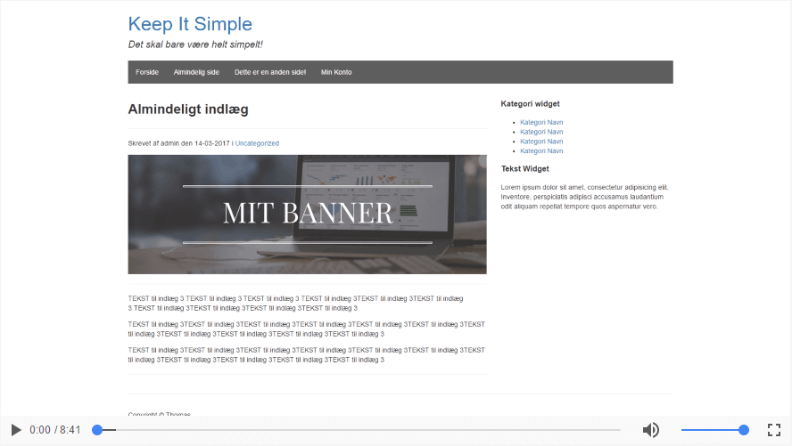 Sådan opretter du widgetområder i dit eget WordPress tema