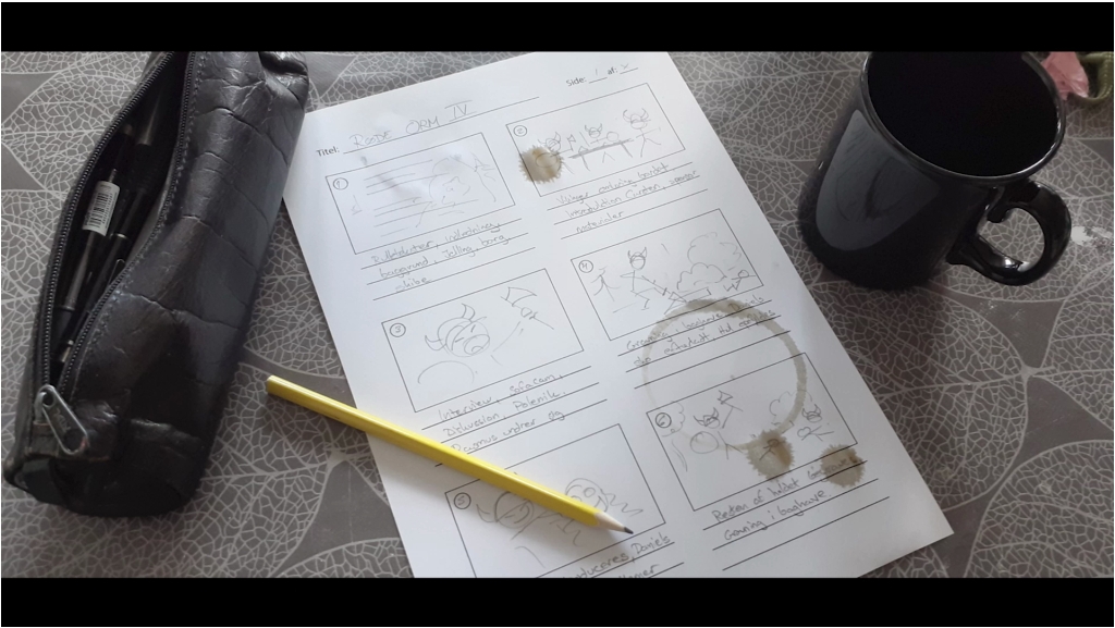 Manuskript og storyboard