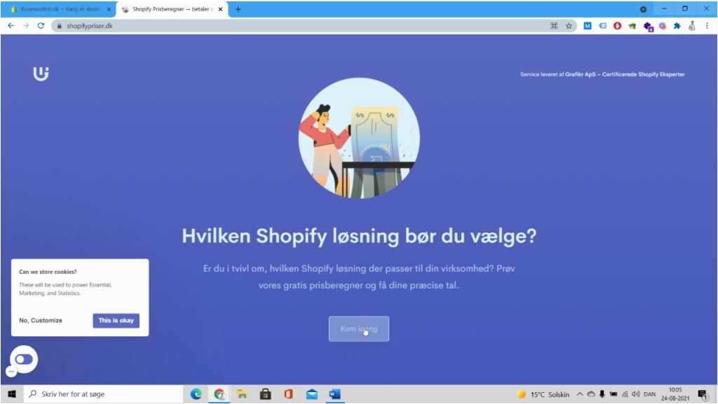 Opsætning af dit abonnement 1/2