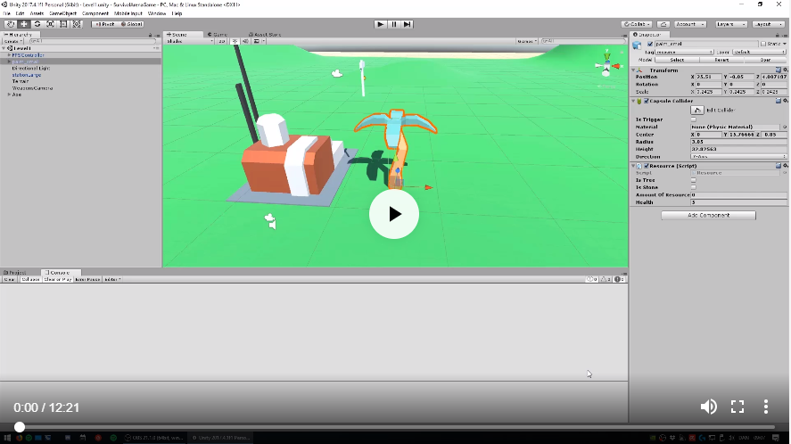 Få animationen til at spille når vi trykker på musetast